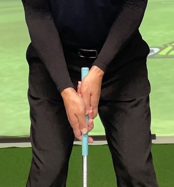 パター,逆オーバーラッピンググリップ