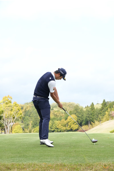 星野陸也,ドライバースイング,インパクト