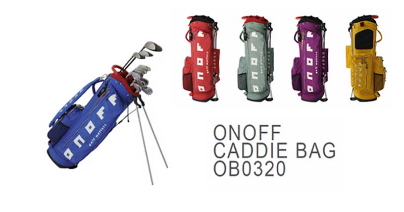 新品オノフonoffゴルフナイロンキャディバッグ イエロー定価¥31900 バッグ  サイズ交換保証