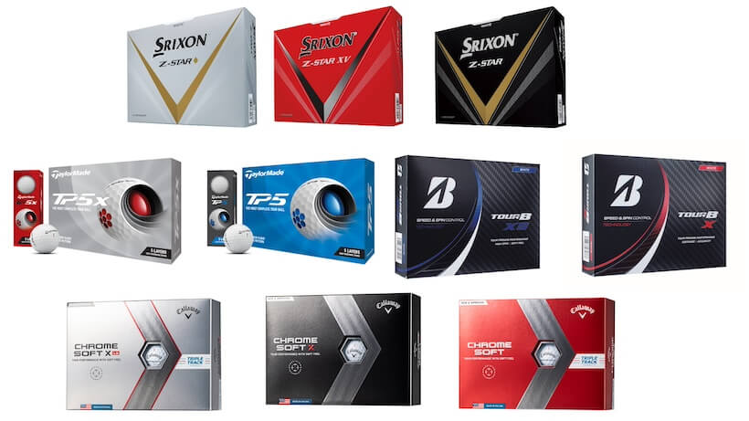 スピンがかかりやすいスピン系ゴルフボール