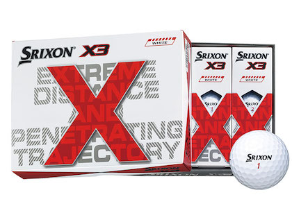 ダンロップ スリクソン X3 ゴルフボール（2022）