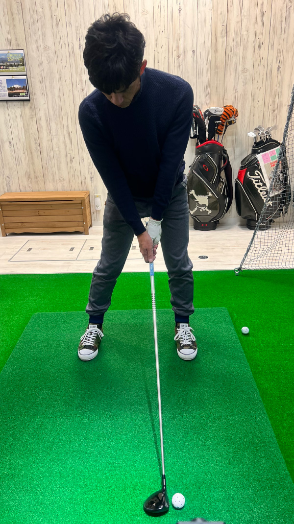 フェアウェイウッド,アドレス