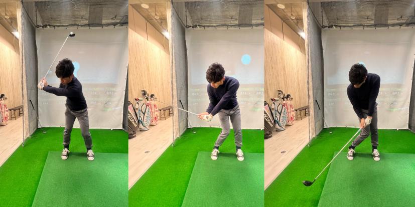 フェアウェイウッド,ダウンスイング