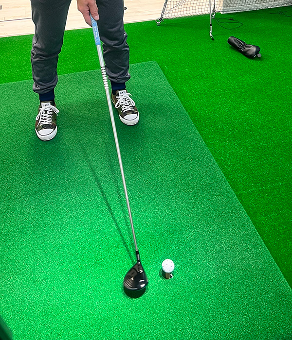 フェアウェイウッドのボール位置