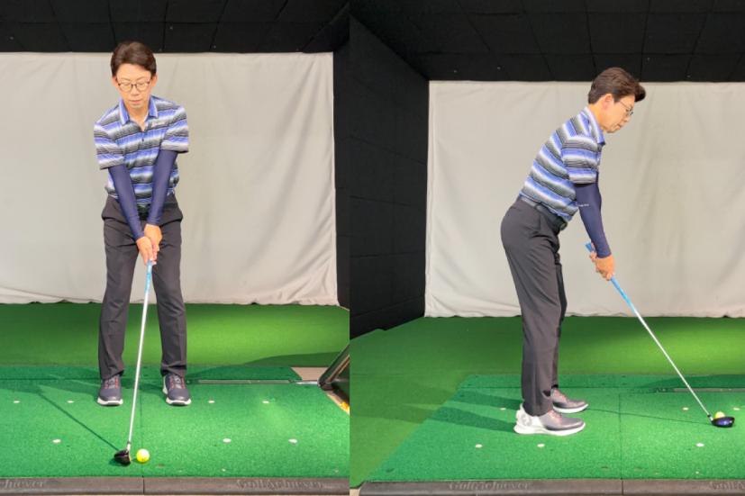 ユーティリティの構え方,アドレス