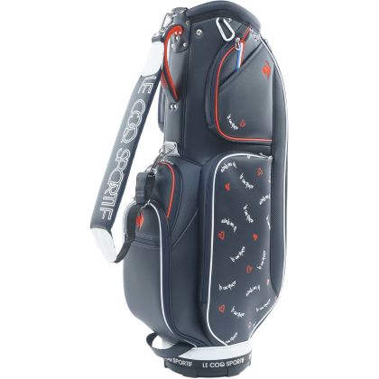 ルコックスポルティフ ゴルフ 飛び柄デザイン 軽量キャディバッグ レディス