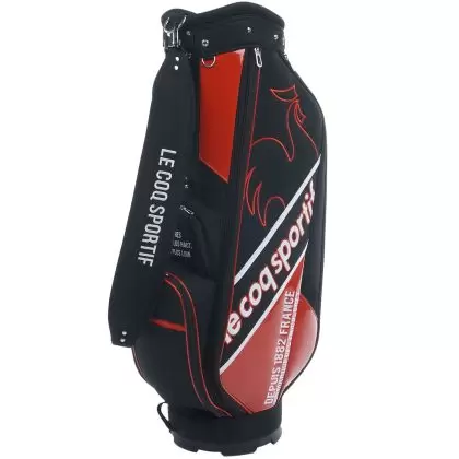 ルコックスポルティフ ゴルフ シューズ収納可能フード採用 軽量キャディバッグ