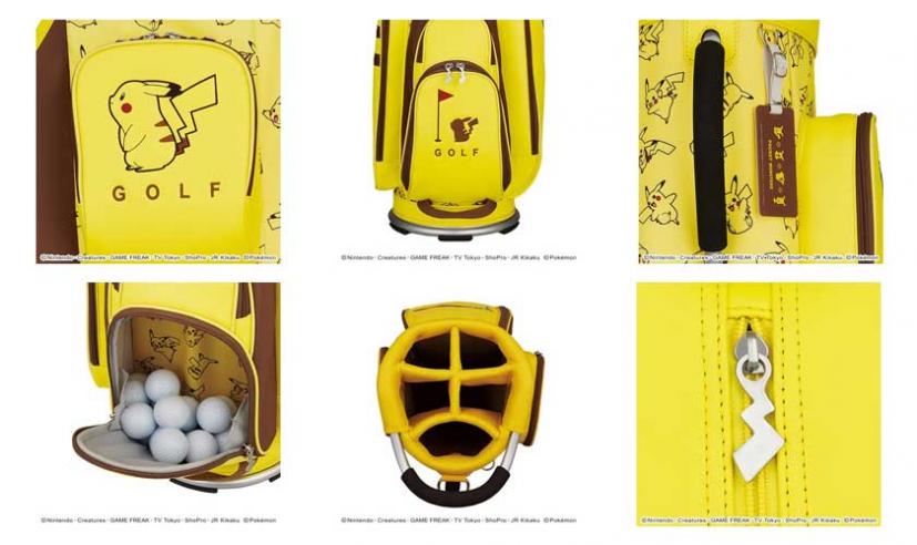 ポケモンゴルフアイテムシリーズにピカチュウの軽量キャディバッグが新登場 ゴルフサプリ