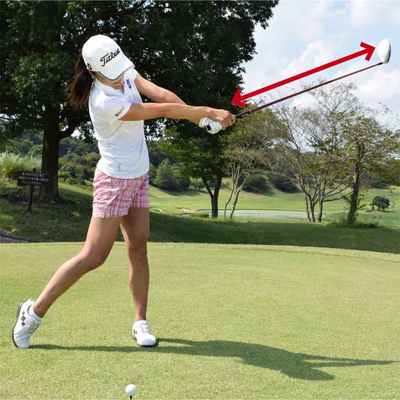 バックスイングは円弧を大きく！フォロースルーのイメージはハンマー投げでヘッドスピードUP！｜ゴルフサプリ