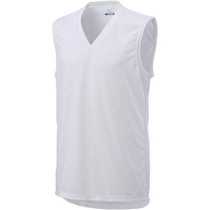 ミズノ 【接触冷感】アイスタッチクイックドライアンダーVネックノースリーブシャツ［メンズ］