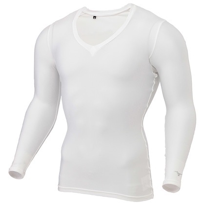 ミズノ バイオギア ドライアクセルST Vネック長袖［メンズ］