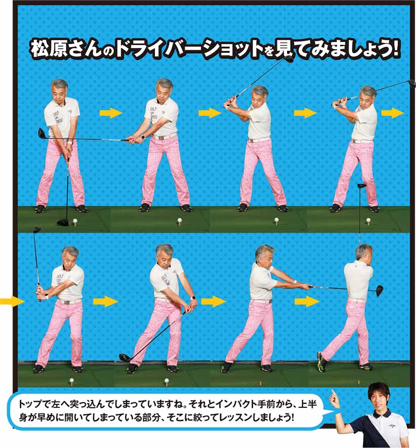 ゴルフお悩みレッスン ドライバーだけ右へのプッシュアウトが出てしまうんです ゴルフサプリ