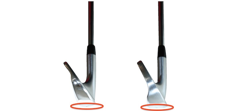 アイアン,ソール幅