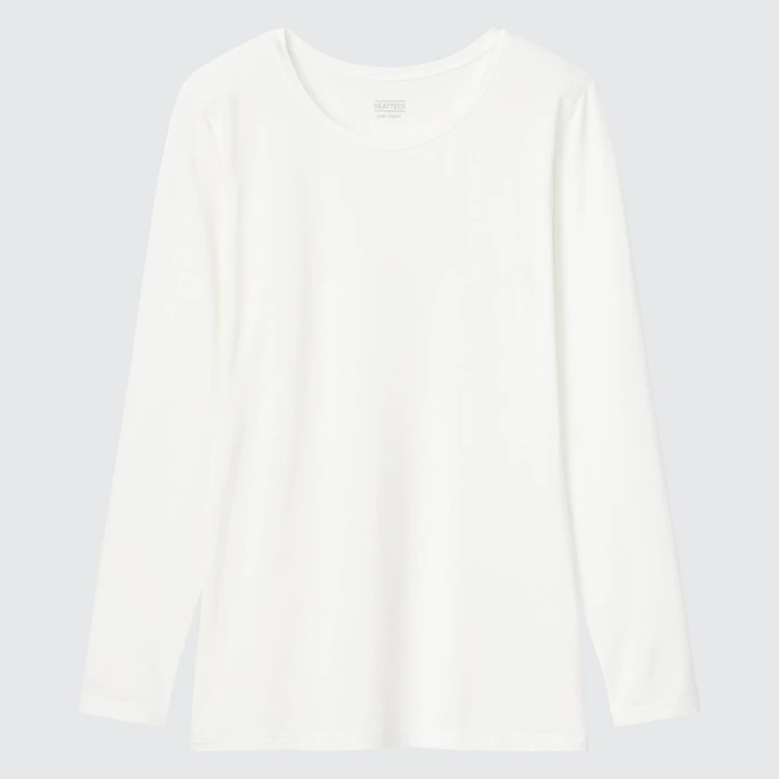 ユニクロ ヒートテッククルーネックTシャツ(長袖)