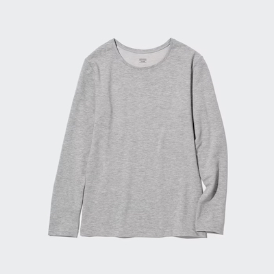 ユニクロ ヒートテックコットンクルーネックT(極暖・長袖)