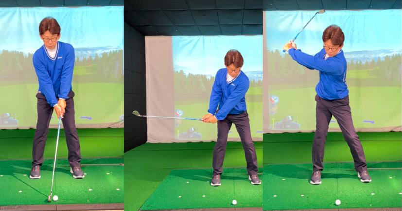 アイアン,スイング