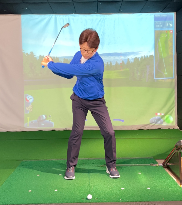 アイアン,スイング