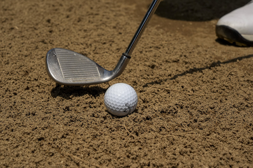 バンカーショット,ウェッジ,ゴルフボール