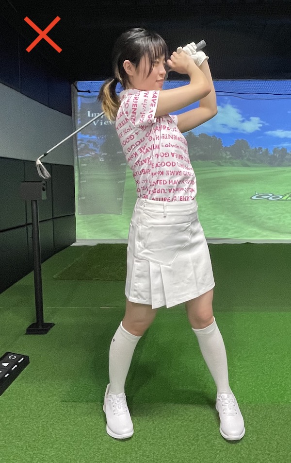 ゴルフ,ハンドファースト,フィニッシュ