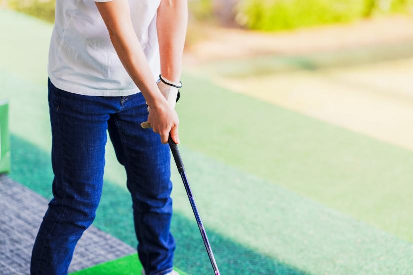 グリップを握る時の手首の角度