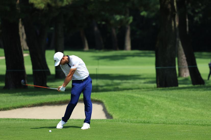 ザンダー・シャウフェレのフェアウェイウッド連続写真【2020東京五輪・R3】（2021年）