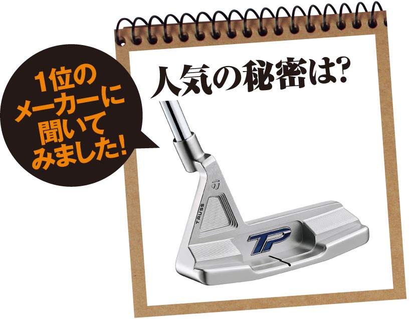 稲見萌寧のトラス効果で テーラーメイドが首位!2021年7月のパター売り上げベスト15