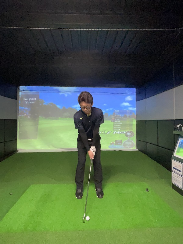 アイアン,グリップ,アドレス