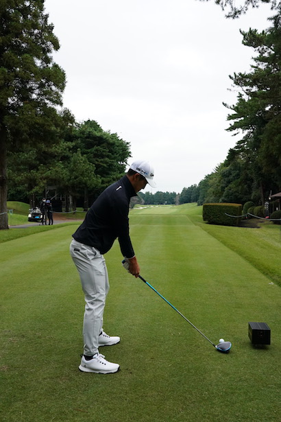 中島啓太のドライバー後方連続写真【2021ZOZOチャンピオンシップ練習日】