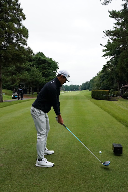 中島啓太のドライバー後方連続写真【2021ZOZOチャンピオンシップ練習日】