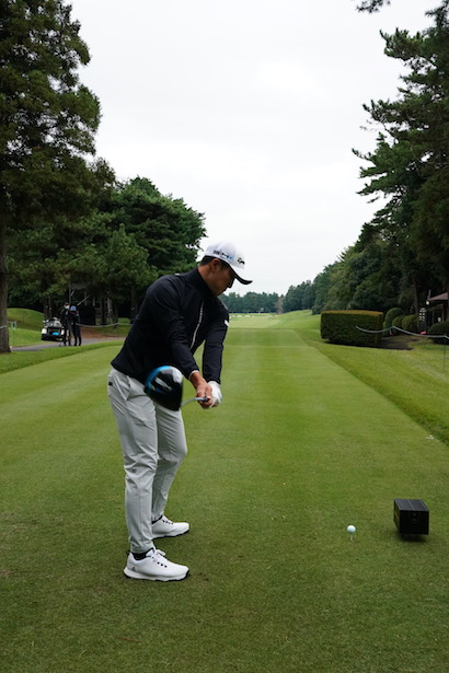 中島啓太のドライバー後方連続写真【2021ZOZOチャンピオンシップ練習日】