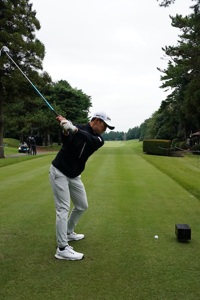 中島啓太のドライバー後方連続写真【2021ZOZOチャンピオンシップ練習日】