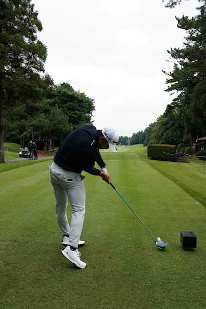 中島啓太のドライバー後方連続写真【2021ZOZOチャンピオンシップ練習日】