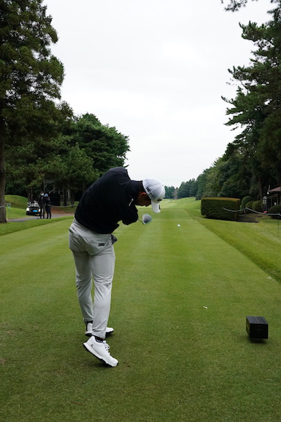 中島啓太のドライバー後方連続写真【2021ZOZOチャンピオンシップ練習日】