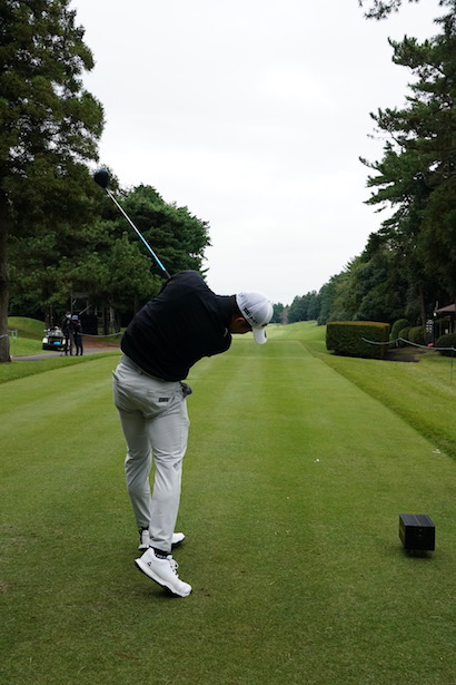 中島啓太のドライバー後方連続写真【2021ZOZOチャンピオンシップ練習日】