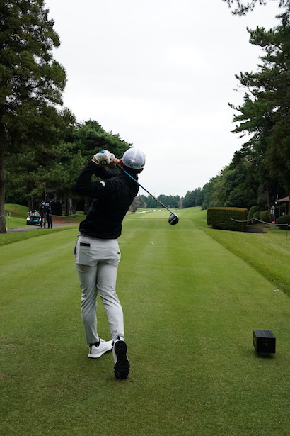 中島啓太のドライバー後方連続写真【2021ZOZOチャンピオンシップ練習日】