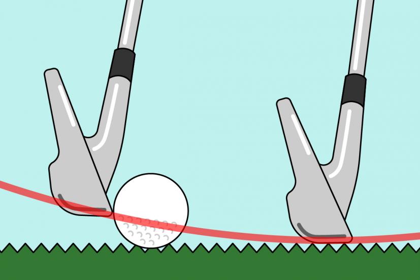 ゴルフ,スイング,ダウンブロー