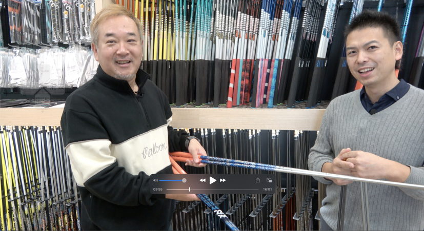 大蔵ゴルフスタジオの代表でフィッターの市川氏(左）とフィッターの金子氏