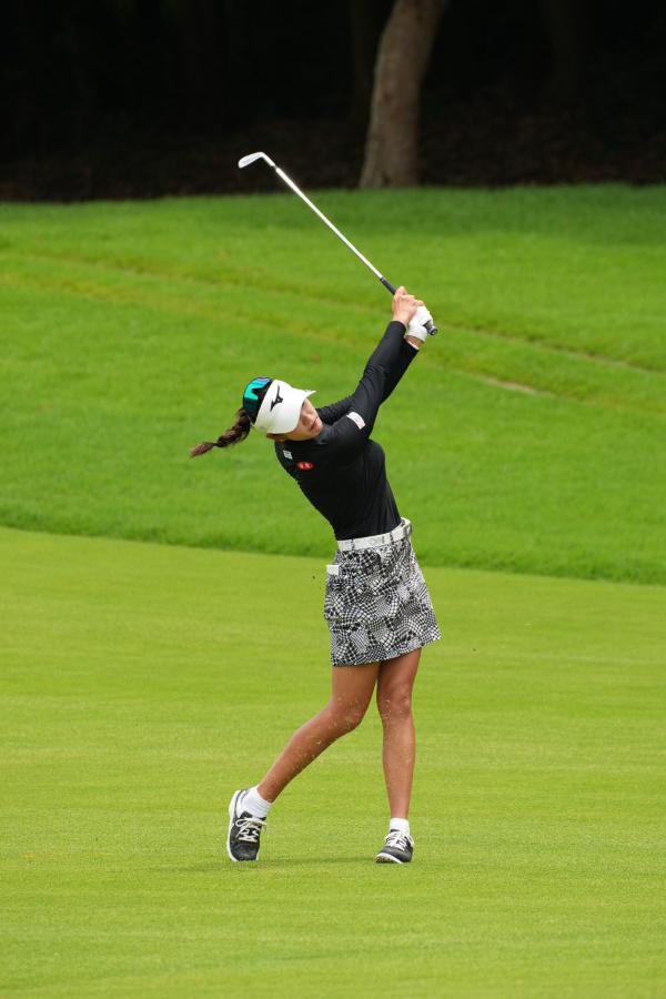 原英莉花のアイアン連続写真【2021年アース・モンダミンカップ・R3】