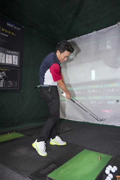 「手前からヘッドを入れても跳ねにくく、きれいにヘッドが抜けてくれます」（菅野さん）