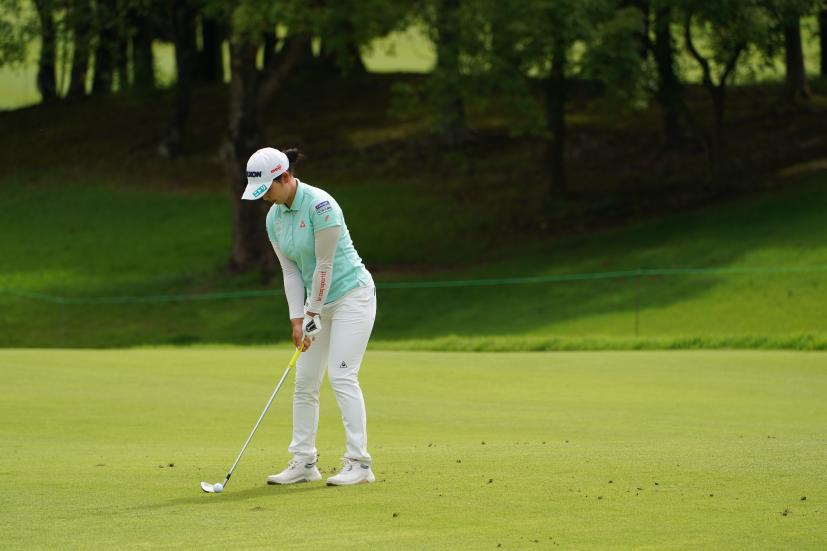 小祝さくらのウェッジショット連続写真【2021年アース・モンダミンカップ・R4】