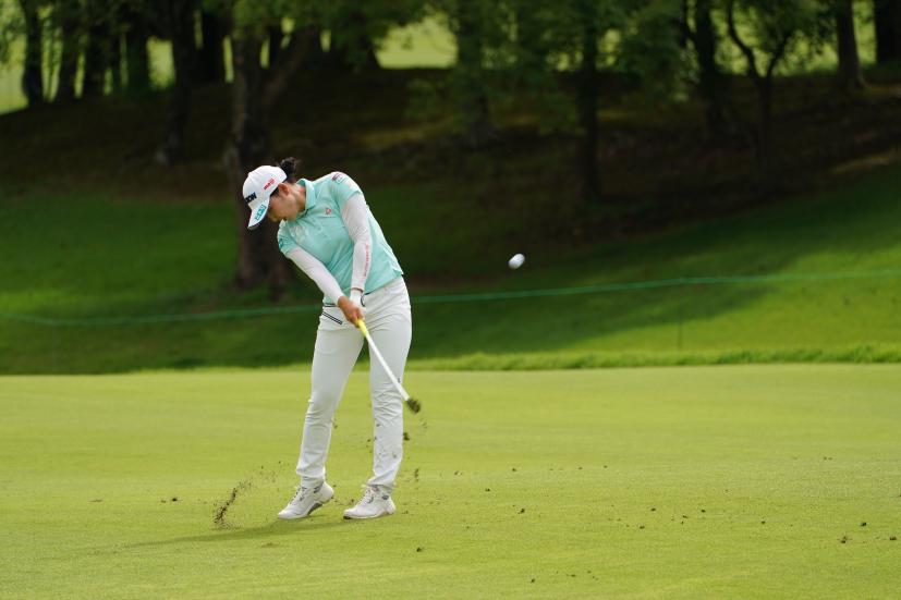 小祝さくらのウェッジショット連続写真【2021年アース・モンダミンカップ・R4】