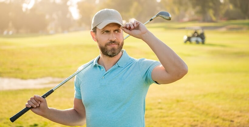 ゴルフ,帽子,マナー