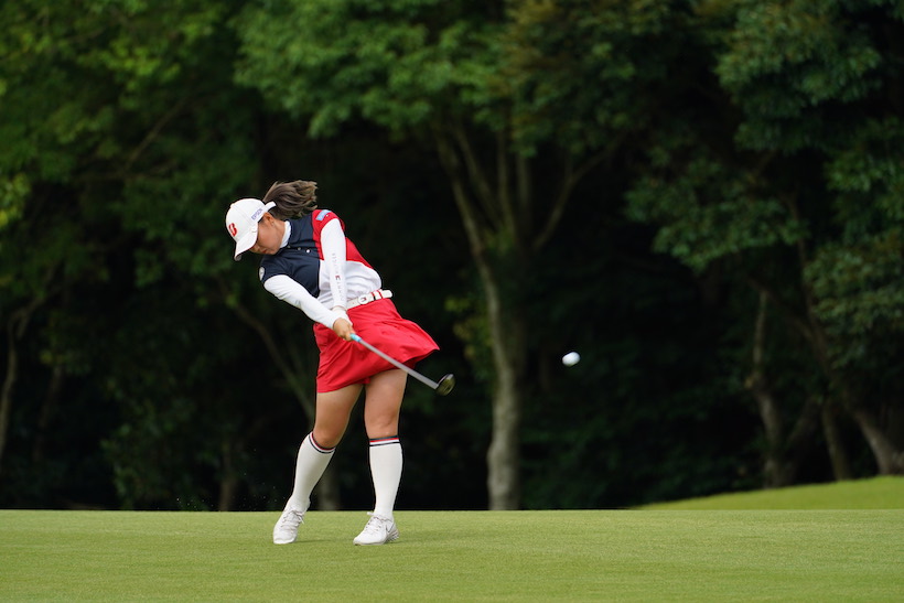 吉田優利のユーティリティ　フォロー①