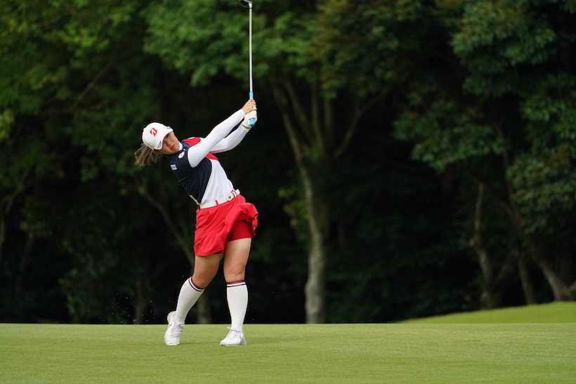 吉田優利のユーティリティ　フォロー③