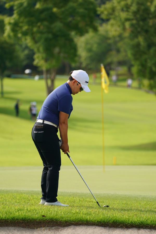 申ジエのアプローチ連続写真【2021年アース・モンダミンカップ・R4】