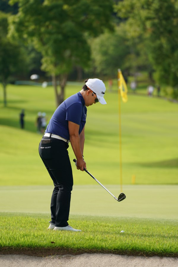 申ジエのアプローチ連続写真【2021年アース・モンダミンカップ・R4】