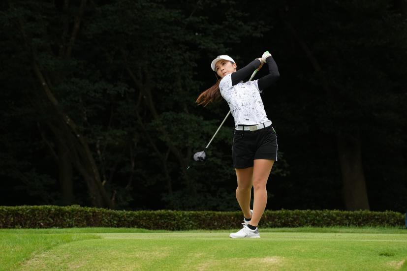 菊地絵理香のドライバースイング連続写真【2021年アース・モンダミンカップ・R4】