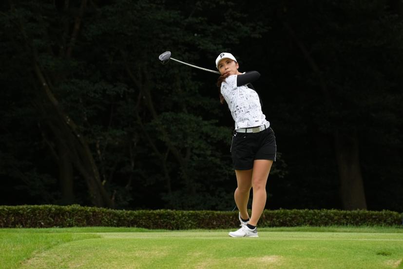 菊地絵理香のドライバースイング連続写真【2021年アース・モンダミンカップ・R4】