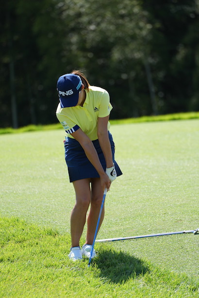 渋野日向子　アプローチ｜インパクト