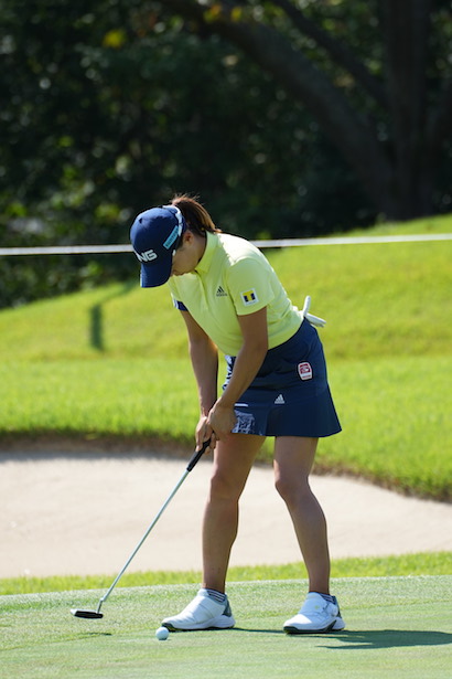 渋野日向子　パッティング｜バックスイング②